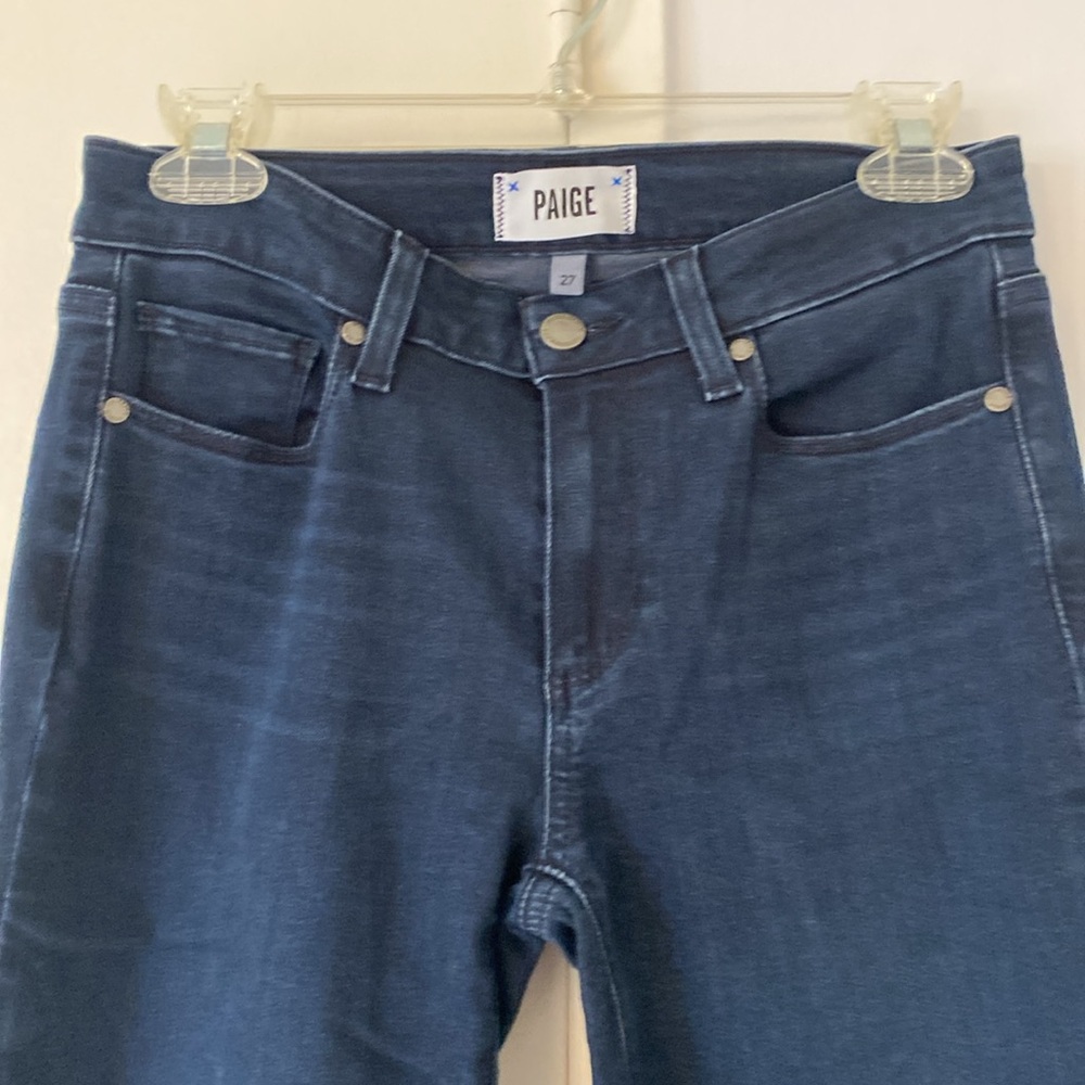 NWOT - PAIGE JEANS - DARK BLUE - SZ 27 - Picture 3 of 6
